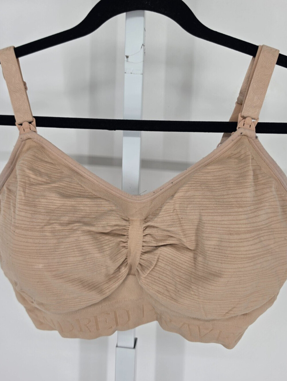 Kindred Bravely Womens Sz L Busty Maternity Nursing Bra Beige